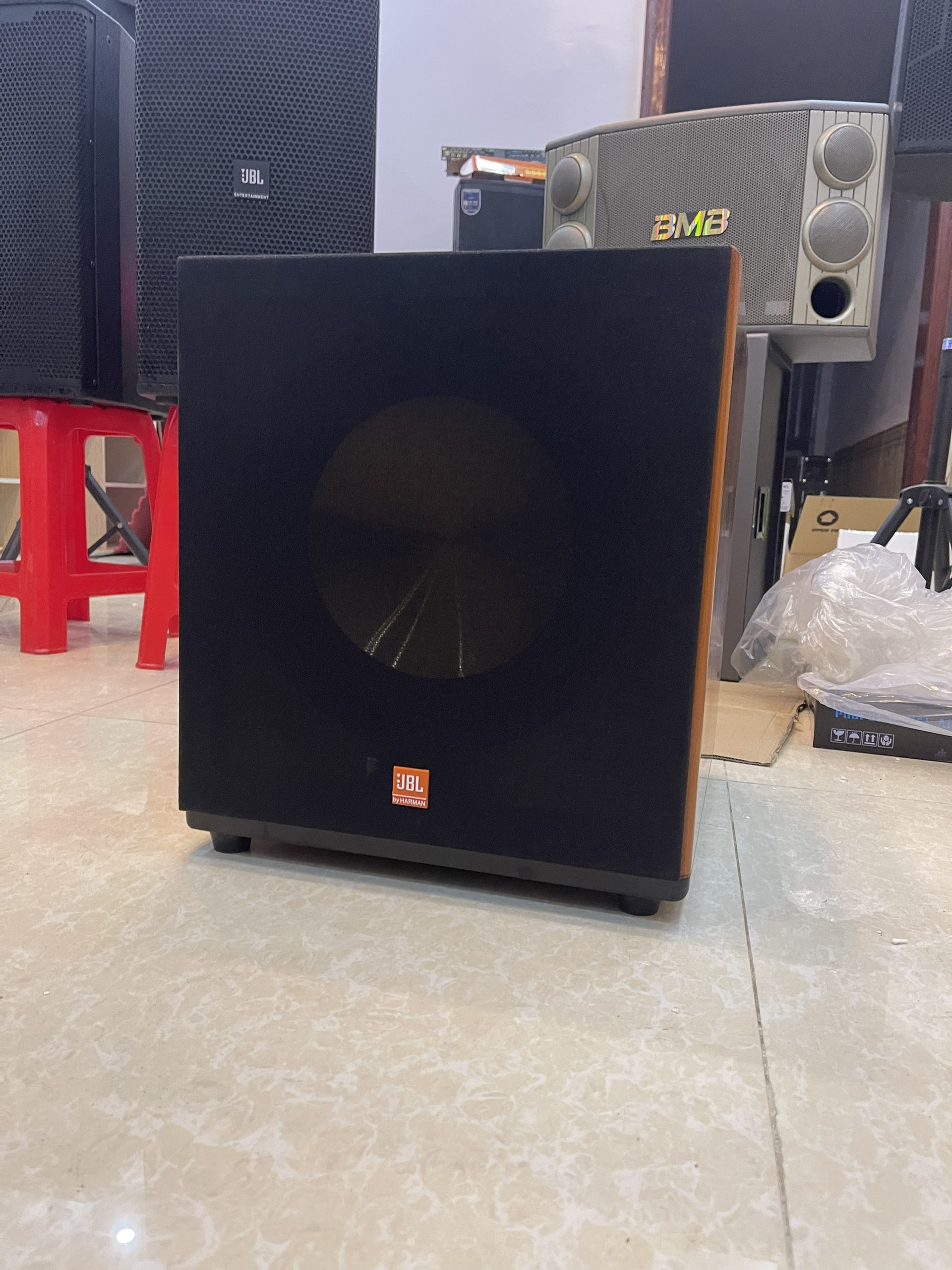 Loa sub điện 30 jbl 120p - loa trầm điện đánh cực căng