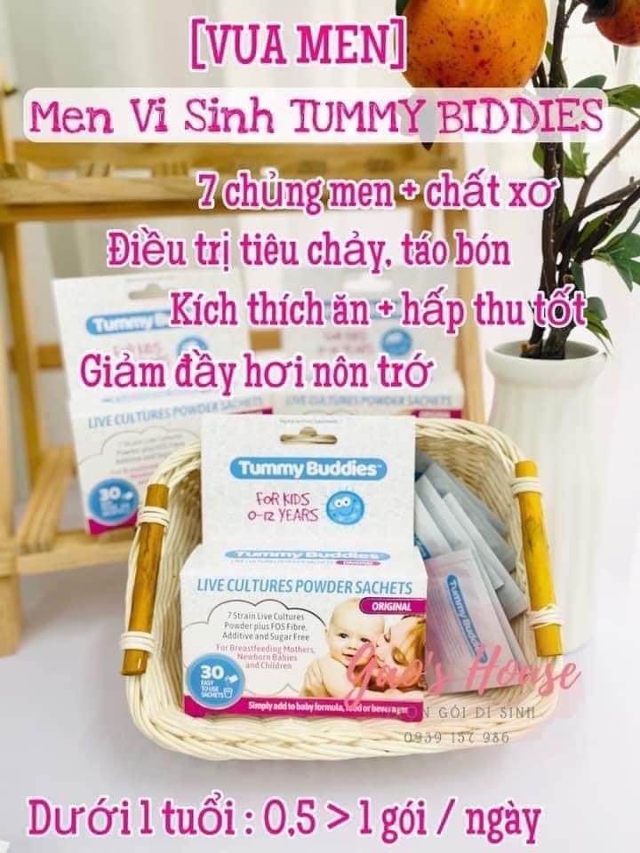 Men vi sinh Tummy Buddies của Anh cho trẻ từ sơ sinh hộp 30 gói