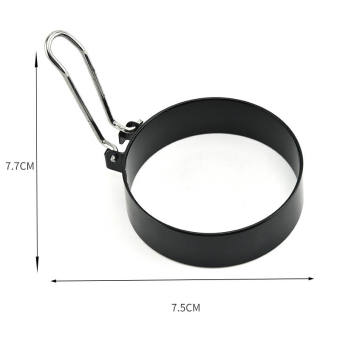 KHUÔN CHIÊN TRỨNG Khuôn Bánh Kếp Không Dính Nồi Nấu Trứng Khuôn Chiên Trứng Hình Tròn Phụ Kiện Nhà Bếp Dụng Cụ Nấu Ăn Cán Inox