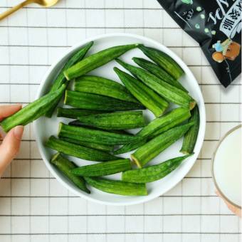 Đậu bắp sấy giòn 100gr/gói