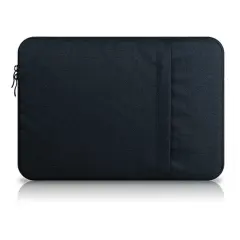 Hamlin Quenty Tas Laptop Unisex Sleeve Bag Case 14 Inch Large Storage Material Nylon ORIGINAL - Black