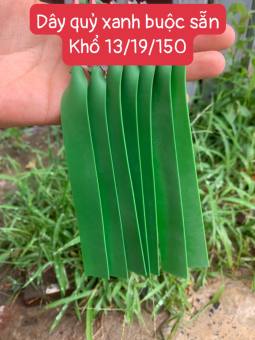 DÂY THUN CAO SU QUỶ XANH 0.75MM ĐÃ BUỘC SẴN