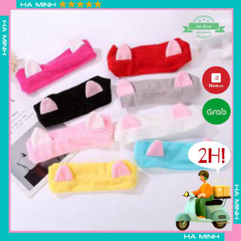 Băng đô tai mèo siêu cute thiết kế xinh xắn nhẹ nhàng dễ thương bờm tóc tai mèo turban