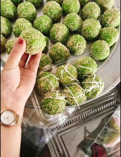 1kg Cốm xanh khô - cốm xanh tây bắc ngon dẻo, cốm xanh khô hạt dẹt nấu chè nấu xôi