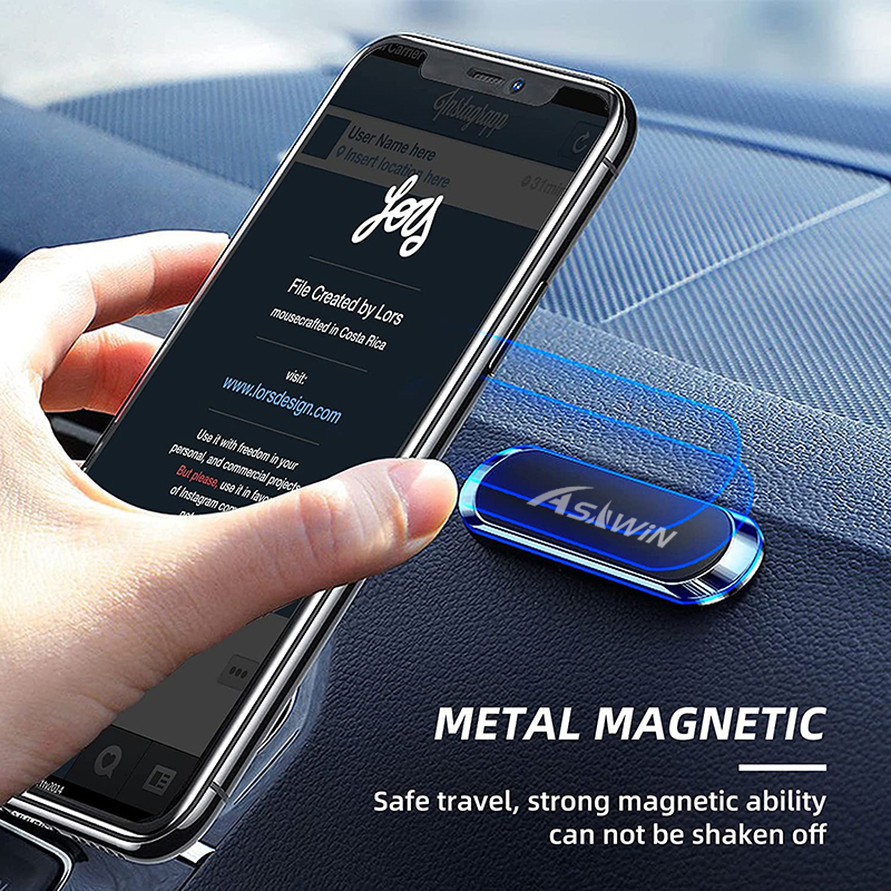 Asawin Magnetic Phone Mount Car Holder Super Strong Magnet with Metal Plate car Magnetic Phone Holder Universal Dashboard car Mount Fits all the Smartphones ราคา 407 บาท*ส่งฟรี