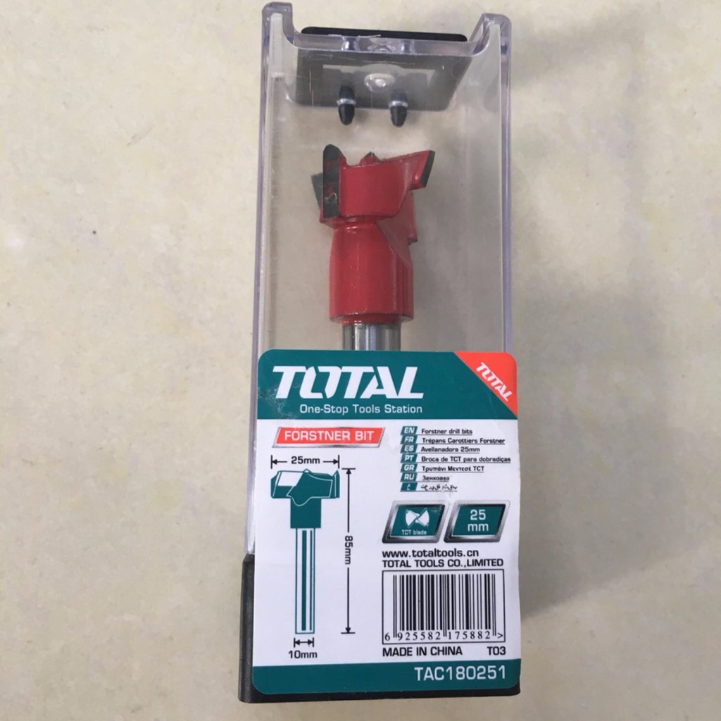 Mũi khoan khoét gỗ 25mm total tac180251