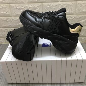 Giày thể thao MLB hàn quốc NY đen full chữ nổi