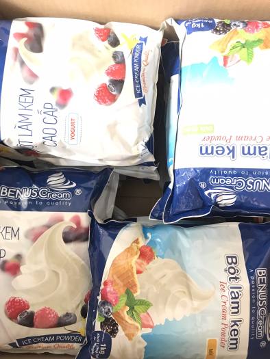 Bột Làm Kem Tươi Vị Dưa Lưới