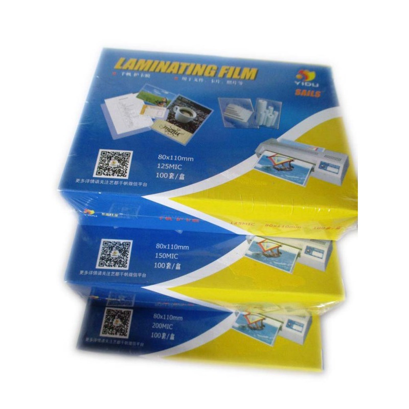 Nhựa ép bằng lái 100 tờ - 80 x 110mm - 125mic 150mic 200mic