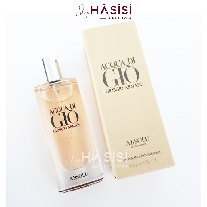 Giảm giá Nước hoa mini armani - acqua di gio absolu edp 15ml - BeeCost