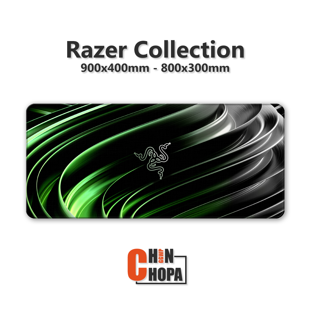Pad chuột tấm lót chuột cỡ lớn cao cấp Razer Gaming Size 90x40 và 80x30 dày 3-4mm bo viền chống trượt nhiều mẫu đa dạng