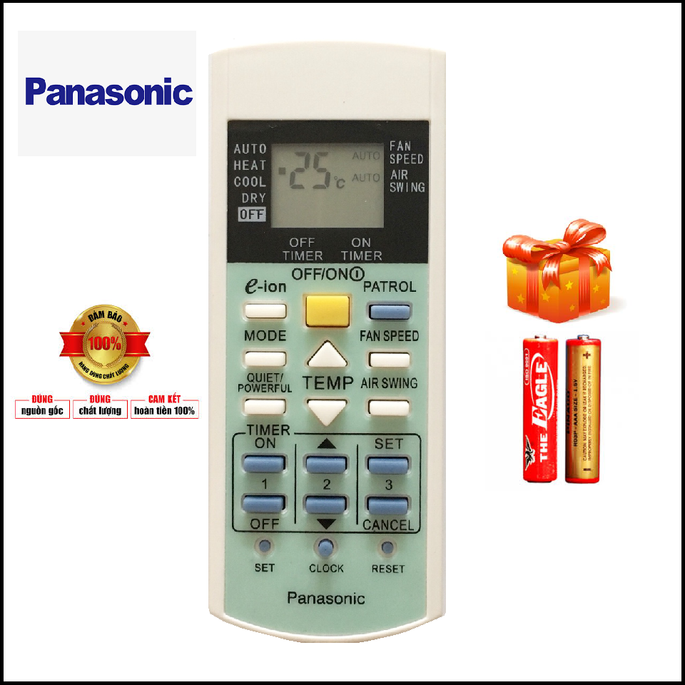 Điều khiển máy lạnh panasonic