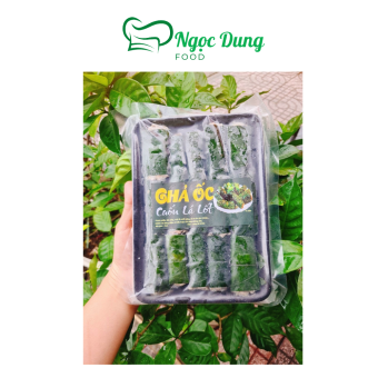 Chả ốc cuốn lá lốt y hình khay 10 cuốn (tphcm)