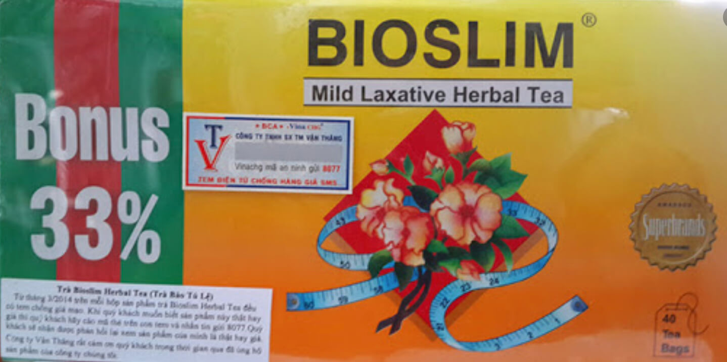 Trà giảm cân bảo tú lệ bioslim