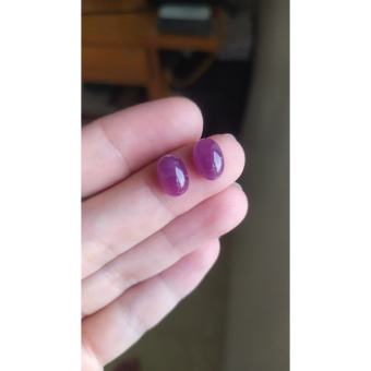 R83 - Cặp đôi đá ruby tự nhiên Lục yên - Yên Bái