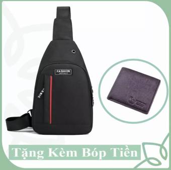 Túi Đeo Chéo Nam Thể Thao Tiện Lợi Năng Động Kèm Bóp Tiền / Móc Khóa