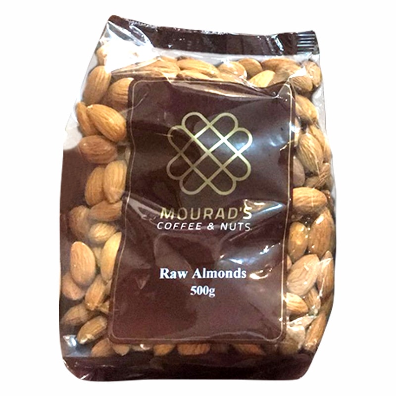 Almonds unstalted-hạt hạnh nhân tươi mourads's 500gr