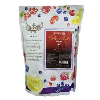 Bột Socola Hiệu King gói 1kg - pha chế các món nước (trà sữa, sữa socola nóng, socola đá xay), kem, bánh, sốt socola...- Gia store