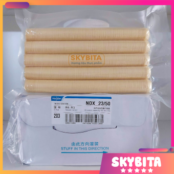 Combo 5 cuộn vỏ bọc xúc xích collagen phi 23mm