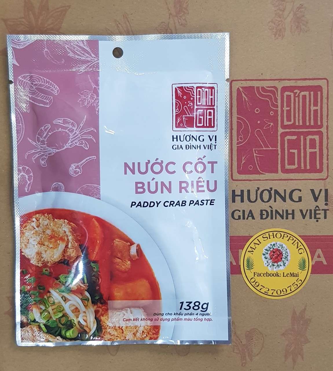 Nước cốt Bún Riêu Cua Đỉnh Gia
