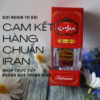 1 GR Saffron nhụy hoa nghệ tây iran- Saffron Bahraman chính hãng- Bahraman saffron Iran