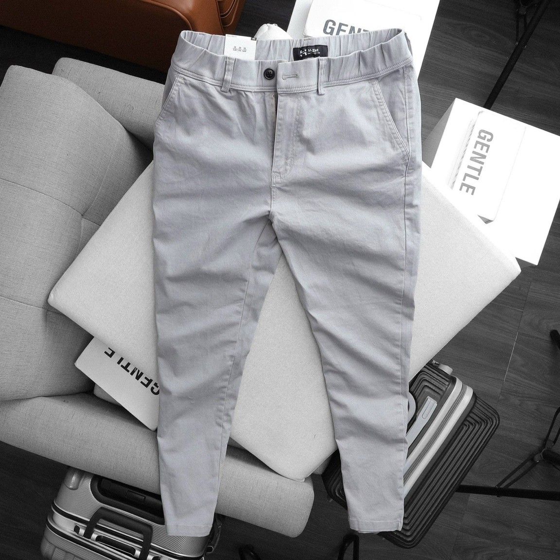 Quần Kaki Nam Lưng Thun Ống Xuông Phong Cách Trẻ Trung Cá Tính, Nhiều màu Quần dài kaki nam Đường May Tỉ Mỉ Tinh Tế, Form Chuẩn - MT shop KN20