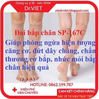 Đai bắp chân SP-167C- Phục hồi chấn thương,hỗ trợ căng cơ, đứt dây chằng, chấn thương cơ bắp, nhức mỏi bắp chân hiệu quả