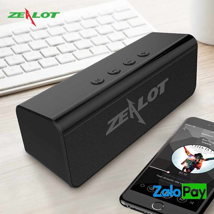 Loa bluetooth Zealot S31 hàng chính hãng nghe nhạc không dây cực hay, âm thanh chất lượng cao hỗ trợ phát nhạc qua dây AUX, thẻ nhớ tương thích với điện thoại/ laptop/ máy tính/ iPad...[ZaloPay giảm 25%]