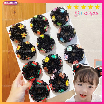 Set 2 Dây Buộc Tóc Giả Búi Tóc Natra Cho Bé