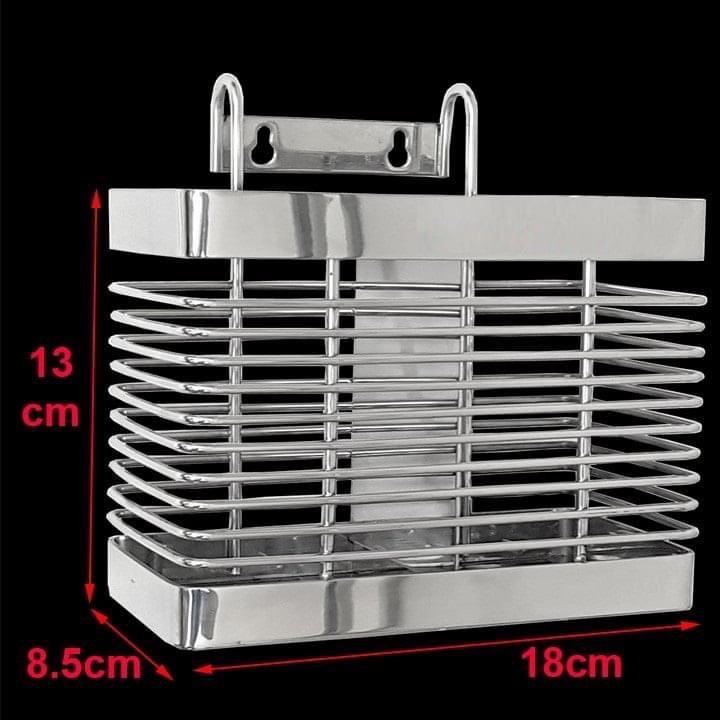 Ống đũa INOX treo tường. Ống đựng đũa bằng INOX. Ống đũa 2 ngăn tiện dụng, bền đẹp. Đồ dùng tiện tích nhà bếp
