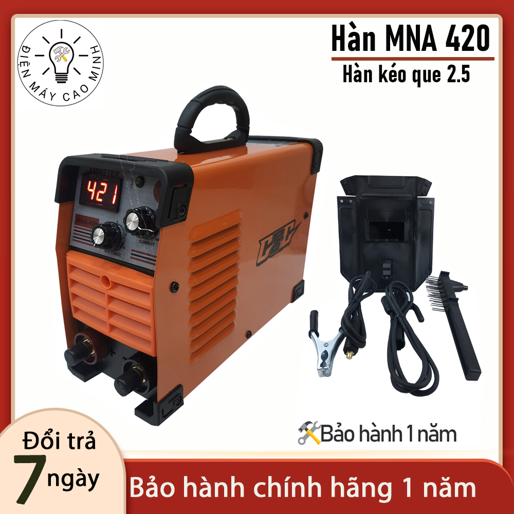 Máy hàn mini, máy hàn điện tử chính hãng mma420, hàn kéo que 2,5 | bộ phụ kiện đầy đủ | hàn được que inox - dòng hàn ổn định - tiết kiệm điện| bảo hành 1 năm | máy hàn, máy hàn que, máy hàn điện, máy hàn hồ quang