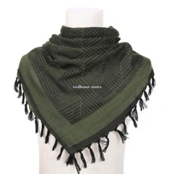 Khăn Choàng Chiến Thuật Shemagh Sa Mạc Keffiyeh Arab Tessel Khăn Choàng Bảo Vệ Ngoài Trời Chống Gió Chống Bụi Cho Năm Men-110X110cm