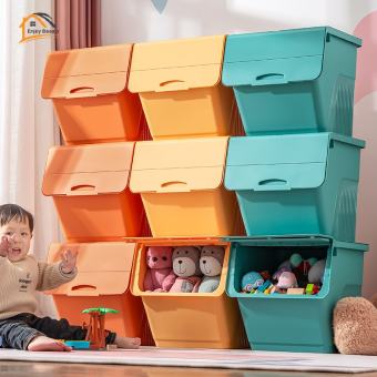 JJT hộp lưu trữ đa năng Hộp mở nhiều mặt, hộp đựng đồ, hộp bảo quản hộp Hộp đựng đồ chơi, giỏ đựng đồ ăn nhanh cực lớn, hộp nhựa đựng quần áo