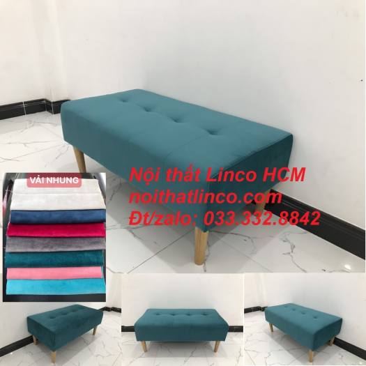 Ghế đôn sofa mini vải nhung nhiều màu sắc, nhiều kích cỡ