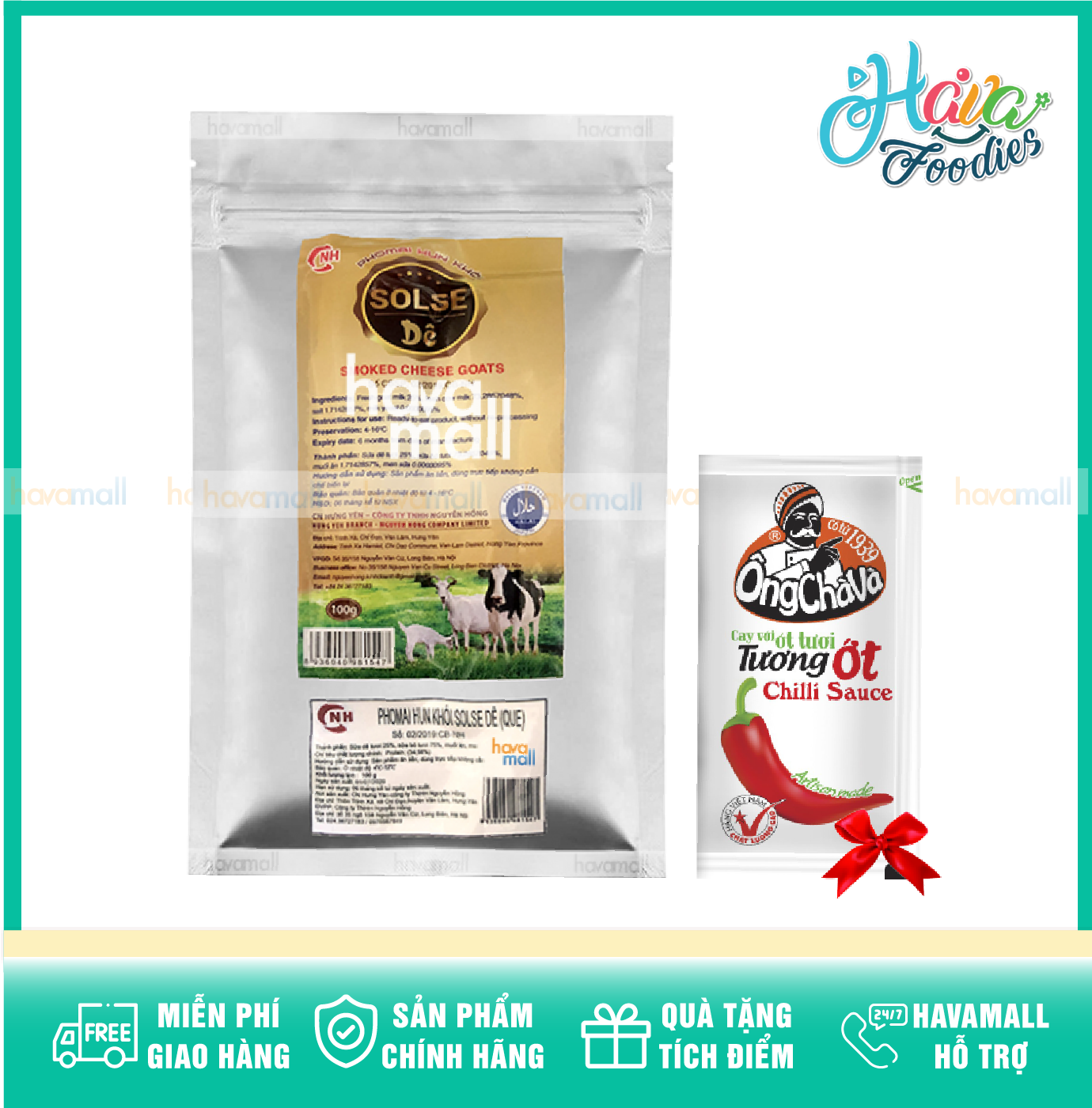 Phô mai hun khói sữa dê que 100gr