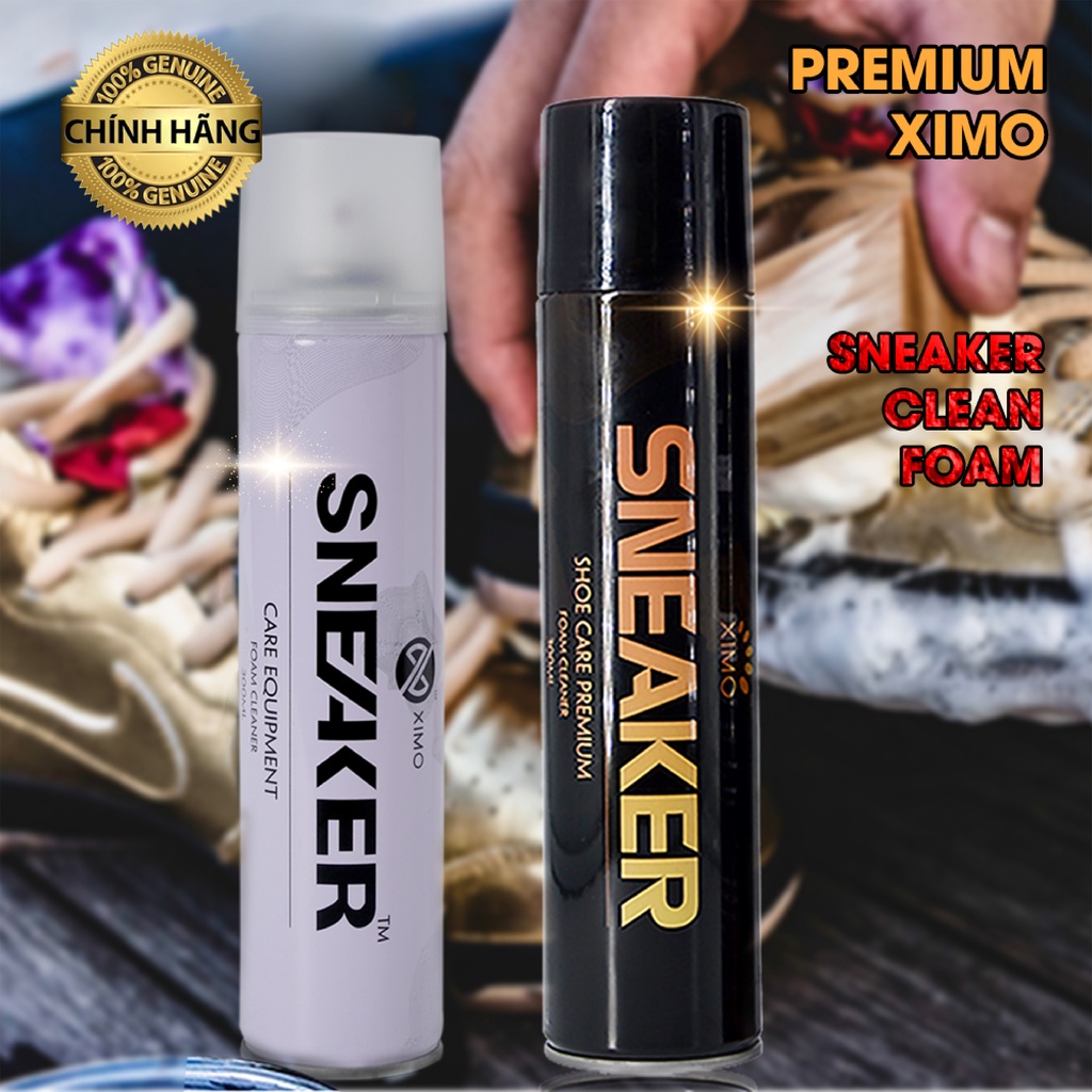 Chai xịt bọt làm sạch giày Sneaker Ximo 300ml - Tẩy trắng giày Sneaker