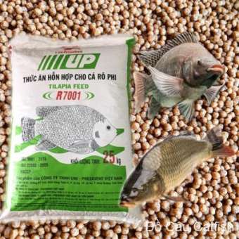Thức Ăn Cá UP R7001(viên 1mm) Cho Cá Ăn Hoặc Dùng Câu Cá rô phi,chép-cám cá up r7003