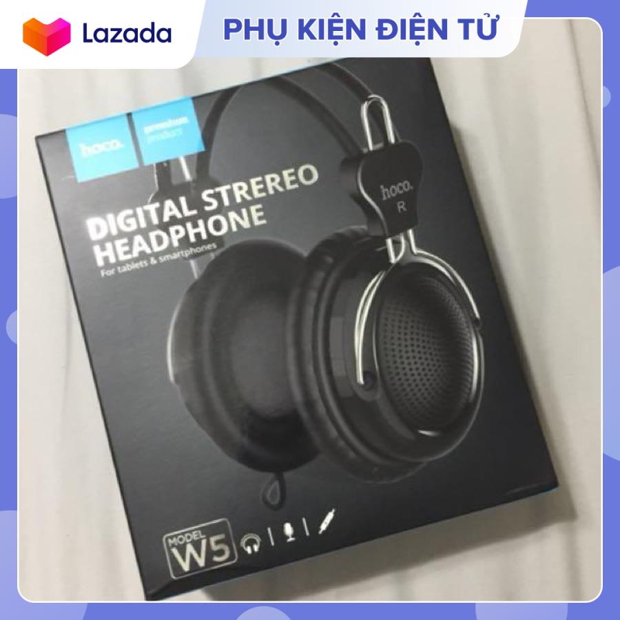 Tai Nghe Dây Chụp Hoco W5-Âm Thanh hay Bass đập rất mạnh