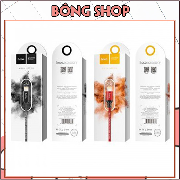 Dây Cáp Sạc iphone Lightning Hoco X14 Cho Điện Thoại IPad Pin Dự Phòng Tai nghe Bluetooth Airpod airpods i12