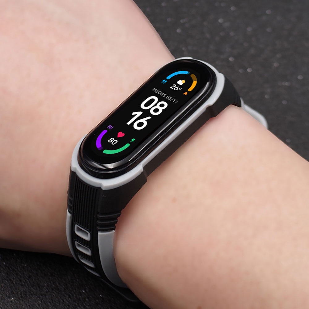 Dây đeo mi band 6 7 cho xiaomi mi band 5 dây đeo mi band 4 dây đeo vòng tay silicon tương thích với mi band 3 4 5 6 7 nfc phiên bản toàn cầu
