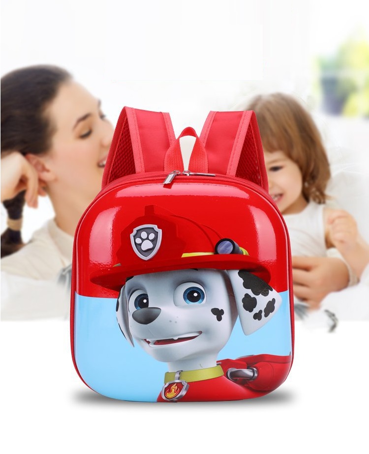 Balo đi hoc vỏ cứng hình quả trứng cho các bé mẫu giáo