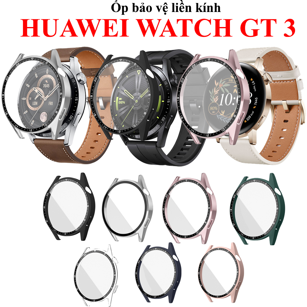 Ốp liền kính bảo vệ đồng hồ Huawei Watch GT 3