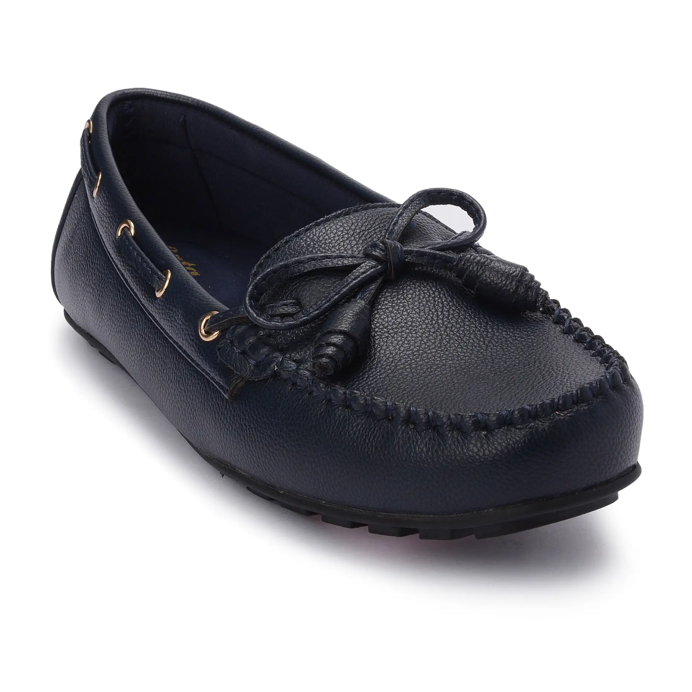 Ladies navy moccasins Clearance