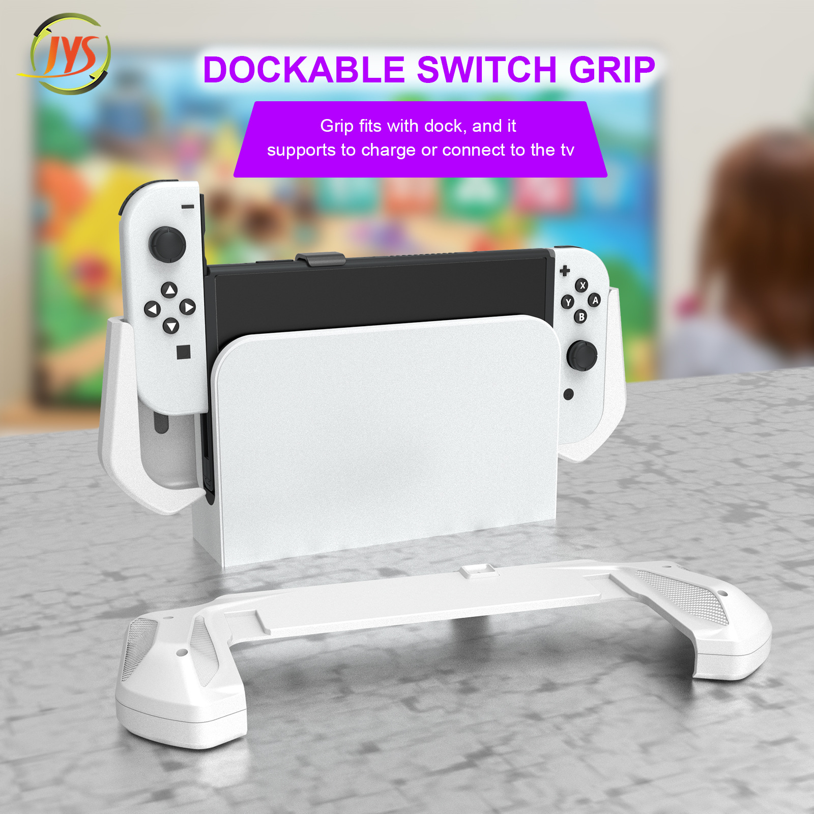 Original JYS NS232 Switch OLED Game Console Controller Grip for Nintendo