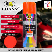Bosny Fluorescent Spray Paint in Red by Winland