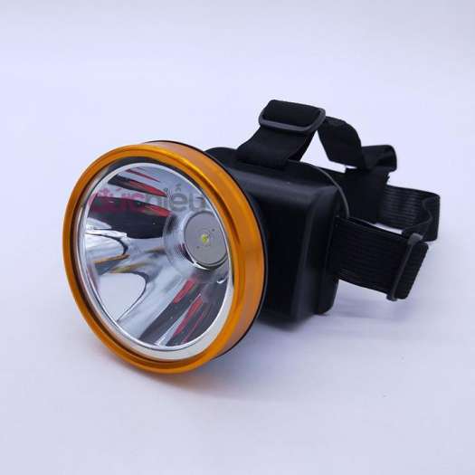 Đèn pin đội đầu siêu sáng có ánh sáng vàng, đèn đội đầu, đèn pin đeo đầu, đèn pin đeo trán, đèn soi ếch, đèn bắt ếch - Đức Hiếu Shop