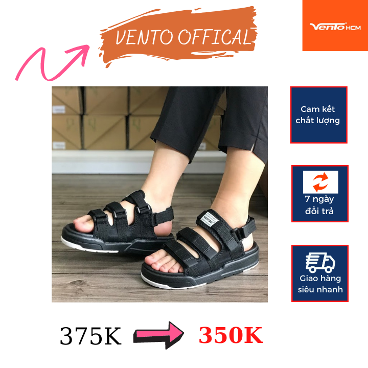 Giày Sandal Nữ Vento Đế Siêu Nhẹ Cao 2.5cm NV1001