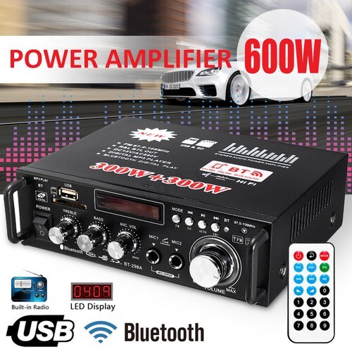 Amply nào tốt, amply 12v, amly mini karaoke kentiger hy 803 công suất lớn âm thanh hay, âm bass chuẩn, kết nối bluetooth ổn định, thiết kế nhỏ gọn dễ lắp đặt - bigsale 50%
