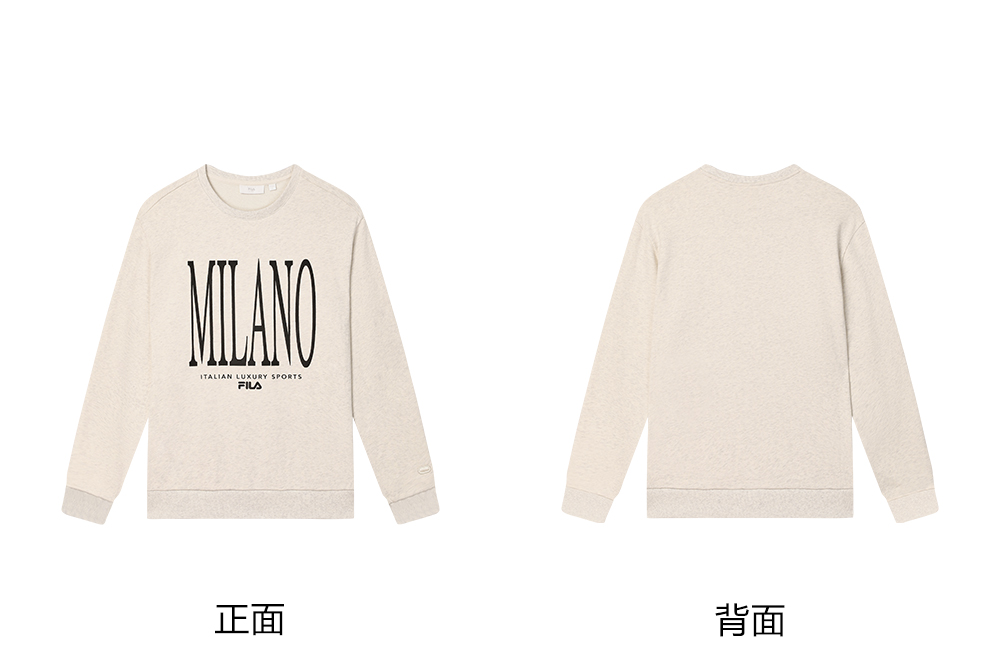 FILA CORE LIFESTYLE FILA MILANO STUDIO IN MILAN Men Sweatshirt Grey