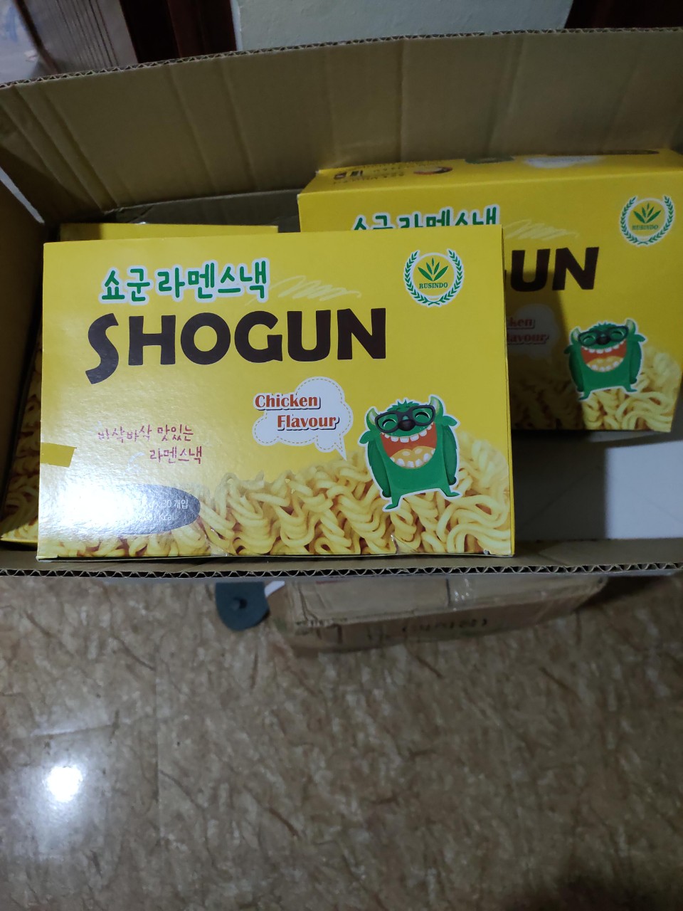 Mỳ tôm trẻ em ăn liền SHOGUN làm từ khoai tây-vị gà